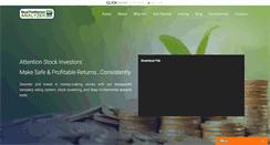 Desktop Screenshot of beatthemarketanalyzer.com